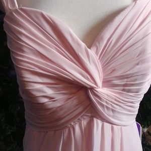 JJ's HOUSE PLUSH PINK FULL LENGTH GOWN SZ 14